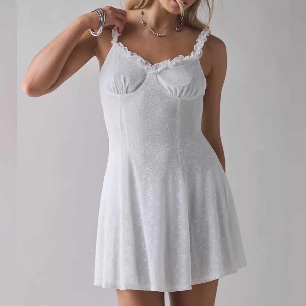 Just Like Magic Ruffled Milkmaid Nightie